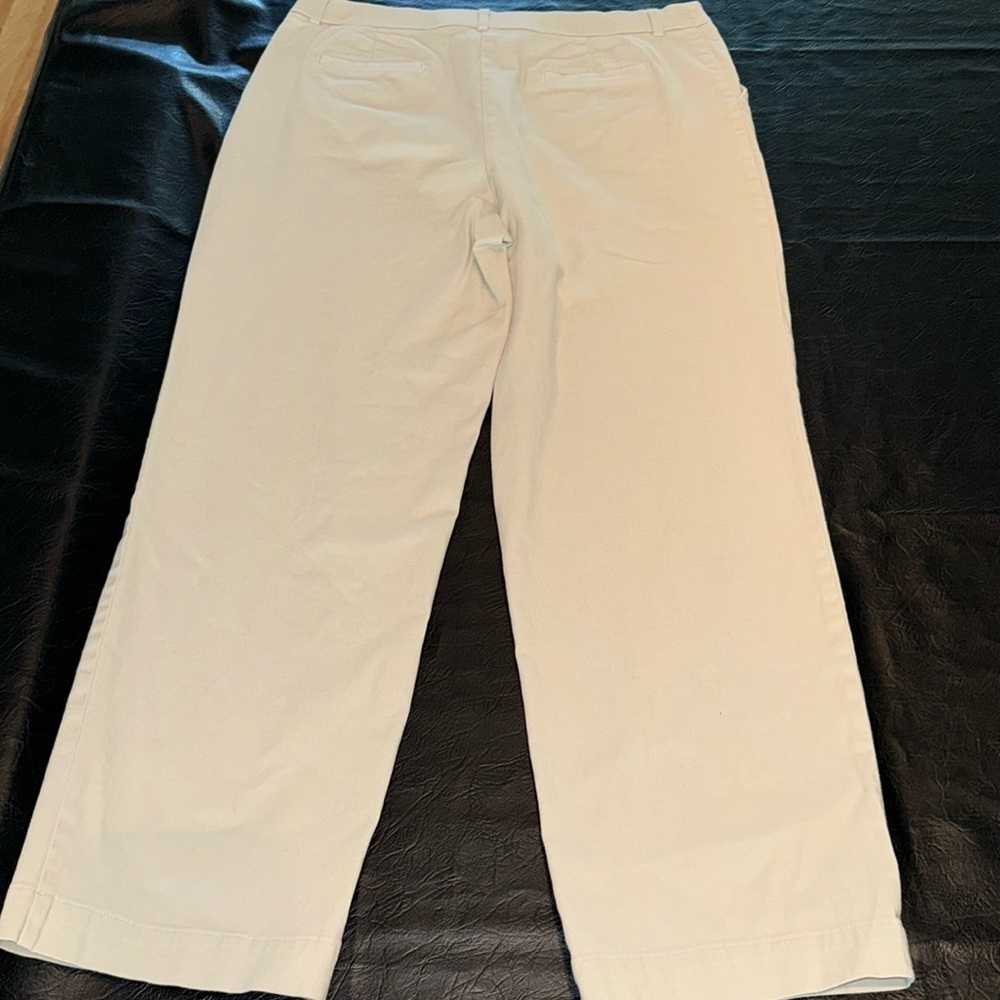 Croft & Barrow Chino’s, Stone Color, Women’s size 14, - Picture 6 of 13